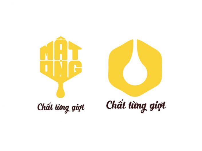 Logo-mat-ong Thiet ke logo Mat ong Mavi